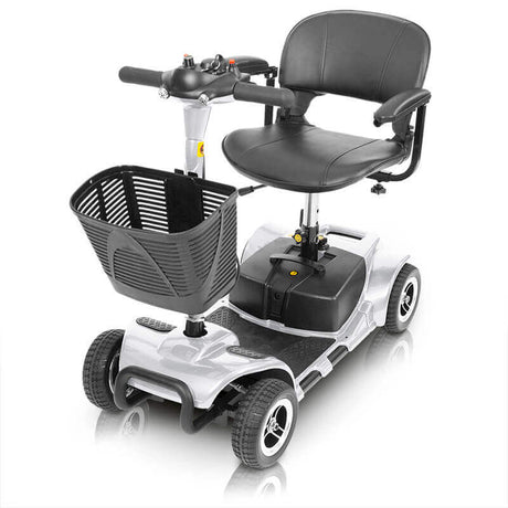 Vive Mobility 4 Wheel Mobility Scooter - Electric Powered with Seat for Seniors